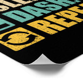 Poster Retro Eat Sleep Dash Repeat Video Game  (Coin)