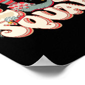 Poster Retro Elf Squad Noël Correspondant Famille Amusant (Coin)