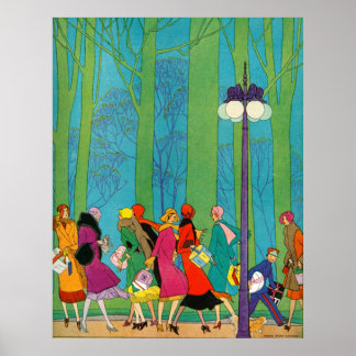 Poster Retro en Art Deco