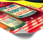 Poster Retro Été Plage Pin (Coin)