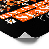 Poster Retro Fall For Jesus He Never Leaves Autumn Christ (Coin)