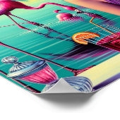 Poster Retro Flamingo Pin-Up (Coin)