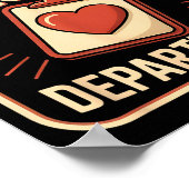 Poster Retro Flirting Practice Department Funny Valentine (Coin)