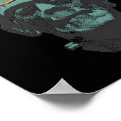 Poster Retro Funny C'est Alive Frankenstein Monster Éffra (Coin)