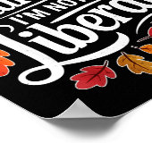 Poster Retro Funny Fall Thanksgiving I’m Thankful I’m Not (Coin)