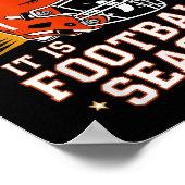 Poster Retro Funny Game Day Sorry I Can't It Is Football (Coin)