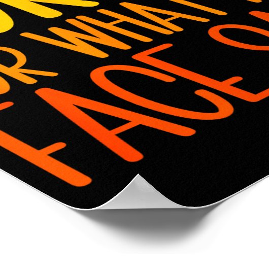 Poster Retro Funny Quote Sorry For What My Face Said (Coin)