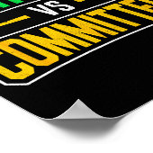 Poster Retro Funny Trendy Sarcastic Saying Catholics Vs C (Coin)