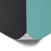 Poster Rétro future oeuvre inspirée des symboles abstrait (Coin)