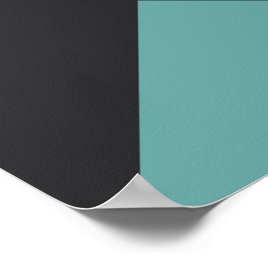 Poster Rétro future oeuvre inspirée des symboles abstrait (Coin)