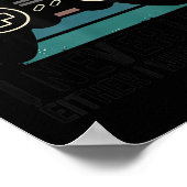 Poster Retro Gaming I Never Lose - Either I Win Or I Lear (Coin)