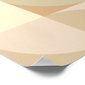 Poster Rétro geometric pattern (Coin)