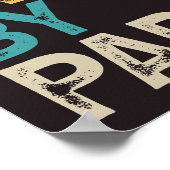 Poster Retro Golfer - Best Papa By Par (Coin)