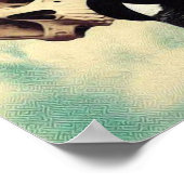 Poster Retro Goth Girl (Coin)