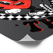 Poster Retro Groovy Heart Throb Valentines Day Toddlers B (Coin)