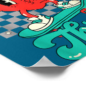 Poster Retro Groovy Heart Throb Valentines Day Toddlers B (Coin)