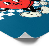 Poster Retro Groovy Heart Throb Valentines Day Toddlers B (Coin)