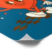 Poster Retro Groovy Heart Throb Valentines Day Toddlers B (Coin)