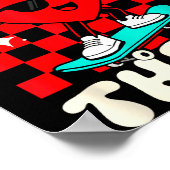 Poster Retro Groovy Heart Throb Valentines Day Toddlers B (Coin)