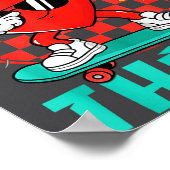 Poster Retro Groovy Heart Throb Valentines Day Toddlers B (Coin)