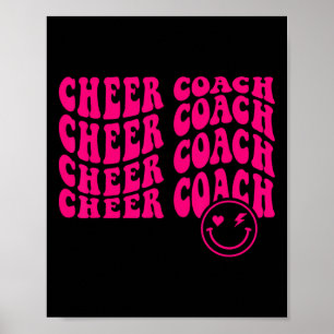 Poster Rétro Groovy pour l'entraîneur de cheerleading App