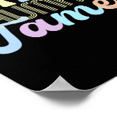 Poster Retro Groovy Tiny Human Tamer School Apparel For T (Coin)