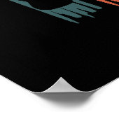 Poster Retro Guitare Music Player Musicien Guitariste Gra (Coin)