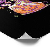 Poster Retro Happy Summerween Funny Frankenstein Monster  (Coin)