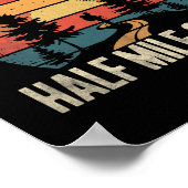 Poster Retro Hiking Design Funny It's Just Another Half M (Coin)