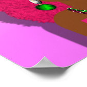 Poster Retro Hippy Psychedelic Disco Diva Rose Afro Girl (Coin)