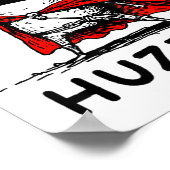 Poster Retro Huzzah Frog Knight Funny Sword Meme Quote  (Coin)