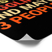 Poster Retro I Like Dogs And Juggling Lover Funny Juggler (Coin)