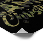 Poster Retro I'm Dreaming Of A Camo Christmas Camouflage (Coin)