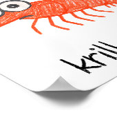 Poster Retro Im Going To Krill Myself Shrimp Funny Ocean  (Coin)