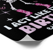 Poster Retro I'm So Depressed I Act Like It's My Birthday (Coin)