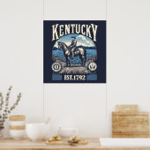 Poster Retro Kentucky (Cuisine)