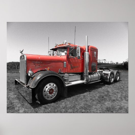 Poster Retro Kenworth (Devant)