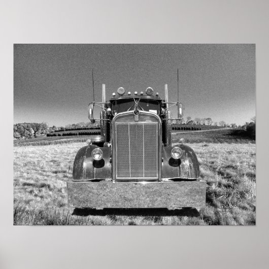 Poster Retro Kenworth Frontal (modifier #1) (Devant)