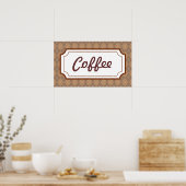 Poster Retro Kitchen Diner Coffee Sign Wall Art Po (Cuisine)