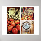 Poster Retro Kitchen Photo (Devant)