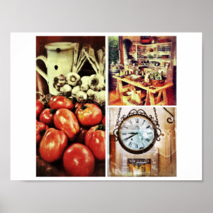 Poster Retro Kitchen Photo