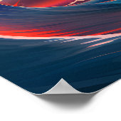 Poster Rétro La Grande Vague au large (Coin)