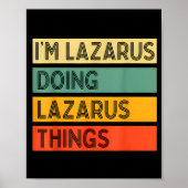 Poster Retro Lazarus Quote Fun Identity Expression Graphi (Devant)