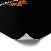 Poster Rétro Le Seul Monarque Orange Je Veux Papillon T (Coin)