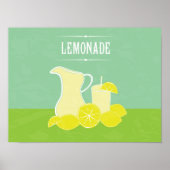 Poster Retro Lemonade (Devant)