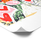 Poster Retro Leopard Valentine Goose Funny Nk Coquette Lo (Coin)