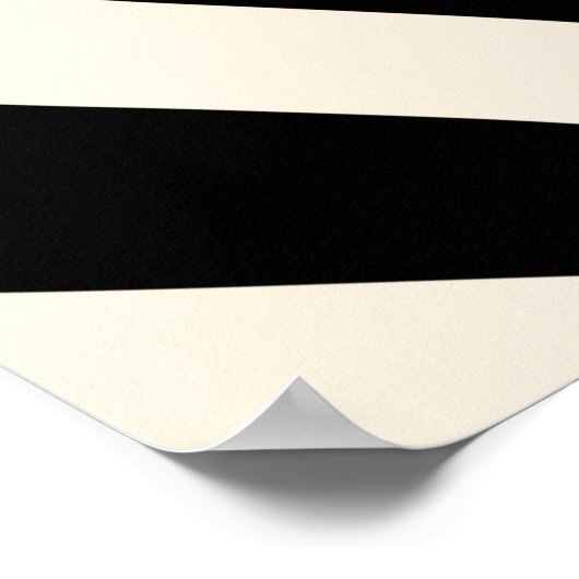 Poster Retro Liquid Swirl Moderne Abstrait Motif Noir (Coin)