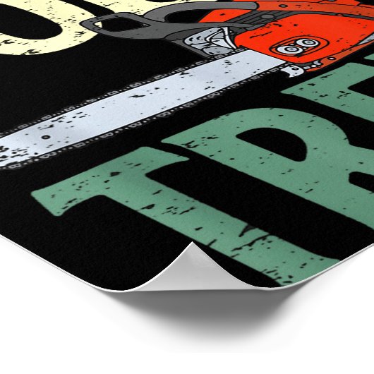 Poster Retro Logger Lumberjack Arborist Dad Apparel Co. S (Coin)