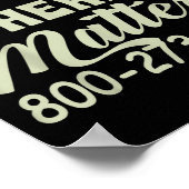 Poster Retro Mental Health S 800-273-8255 Awareness (Coin)