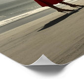 Poster Retro Miami Beach années 1940 sur la plage (Coin)